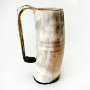 Handcrafted Natural Horn Drinking Jug
