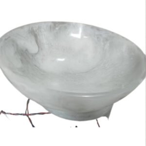 Handcrafted Natural Resin Decorative Bowl