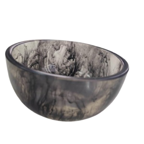 Handcrafted Red Resin Decorative Bowl - Image 5